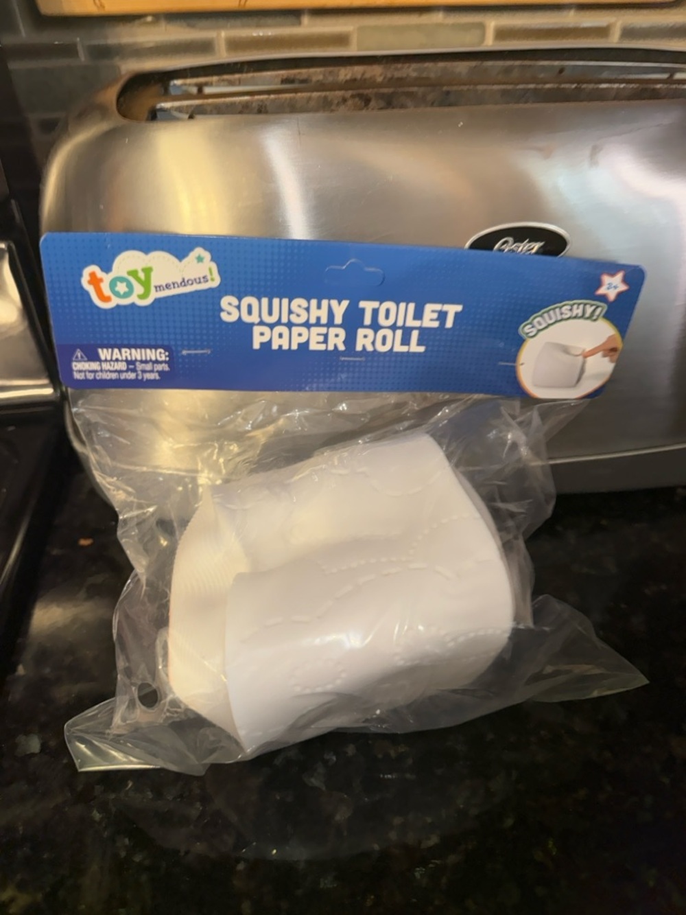 Toymendous Squishy Toilet Paper Roll